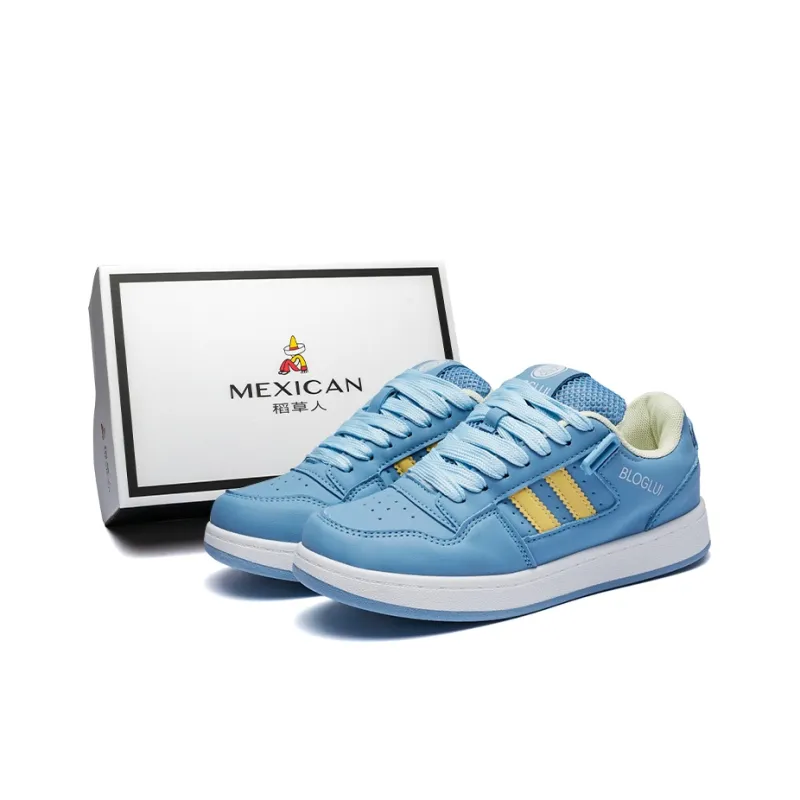 MEXICAN Abrasion Resistant Low Top Skateboard Shoes Women's-11