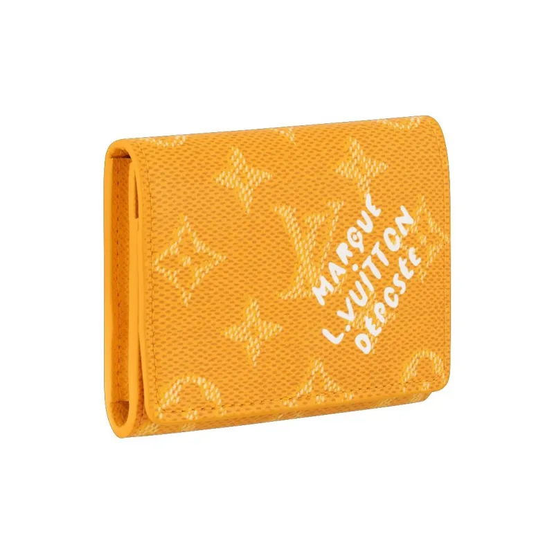 LOUIS VUITTON Envelope Business Card Holder Yellow-1