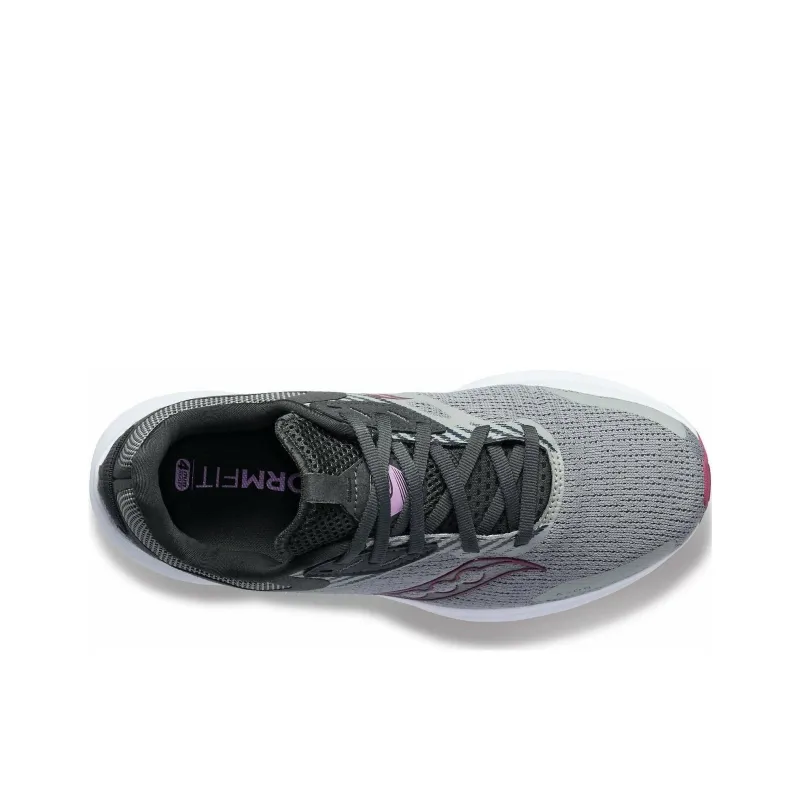 Saucony Axon 2 Anti-Slip Wear-Resistant Low-Top Running Shoes Men's Gray-2