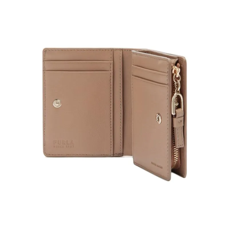 Furla Leather Wallet Women's Beige-2
