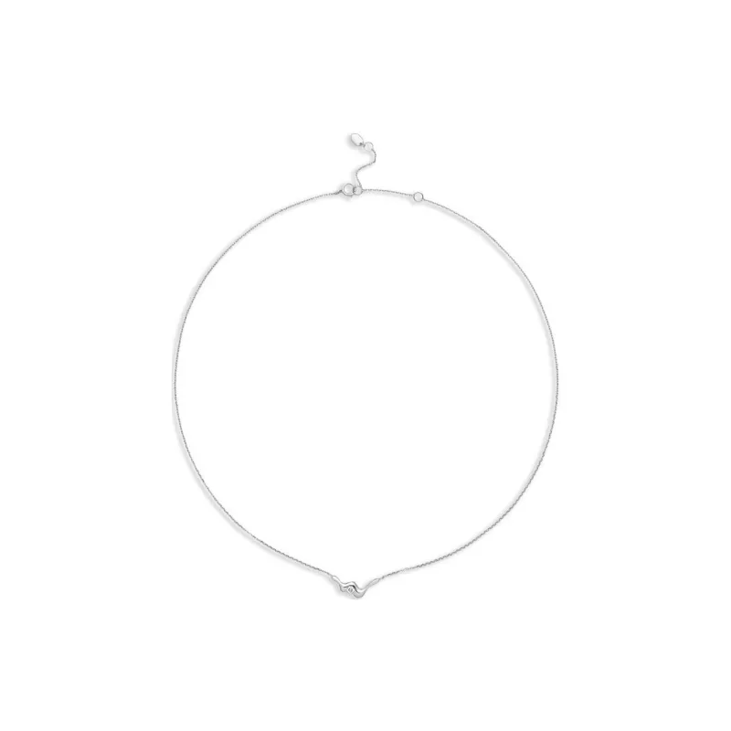 Maria Black 14kt White Gold Baxter Diamond Necklace-1