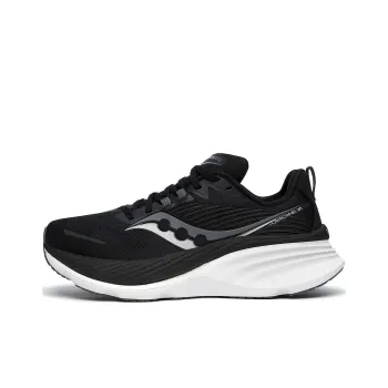 Saucony Anti Slip Wear Resistant Low Top Running Shoes Men's Black