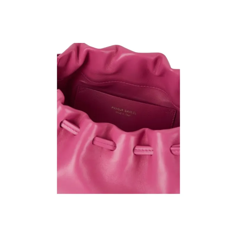 MANSUR GAVRIEL Lamb Leather Shoulder Bag Crossbody Bag Mini Women's Pink-2