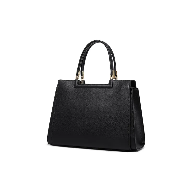FAIRWHALE Cow Leather Tote One Shoulder Handbag Women's Multicolor-25