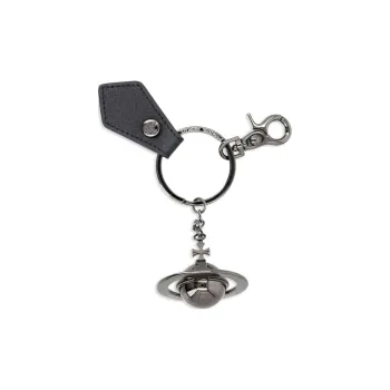 Vivienne Westwood 3D Orb Gunmetal Keyring