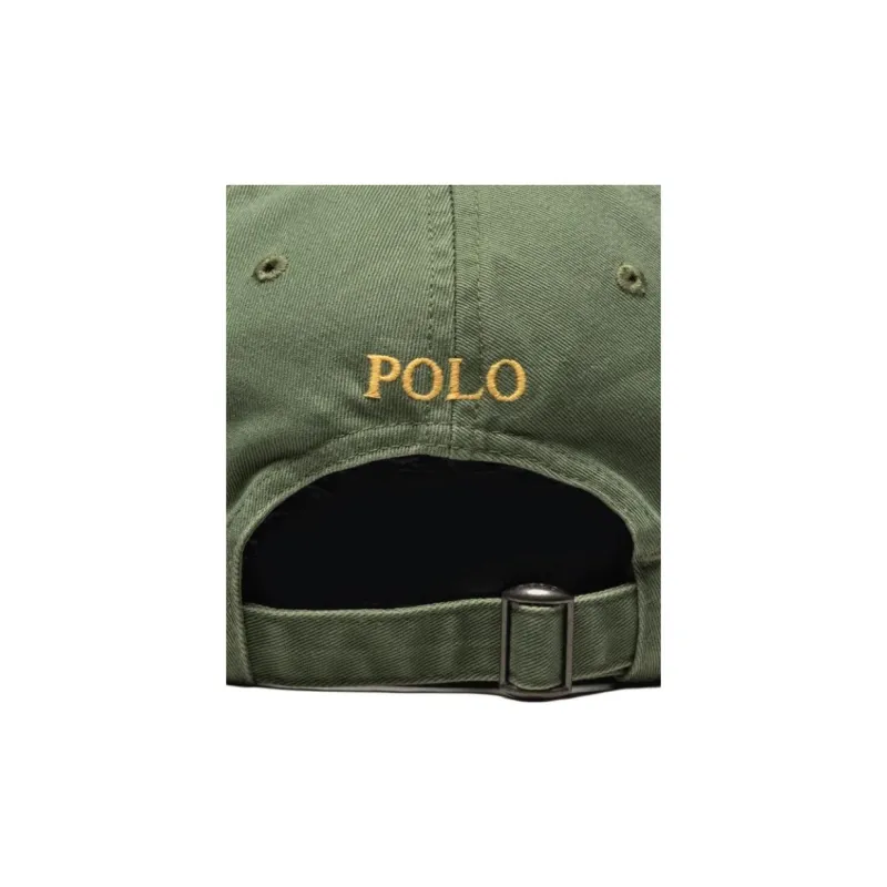 Polo Ralph Lauren 100% Cotton Twill Baseball Caps Men's Green-3