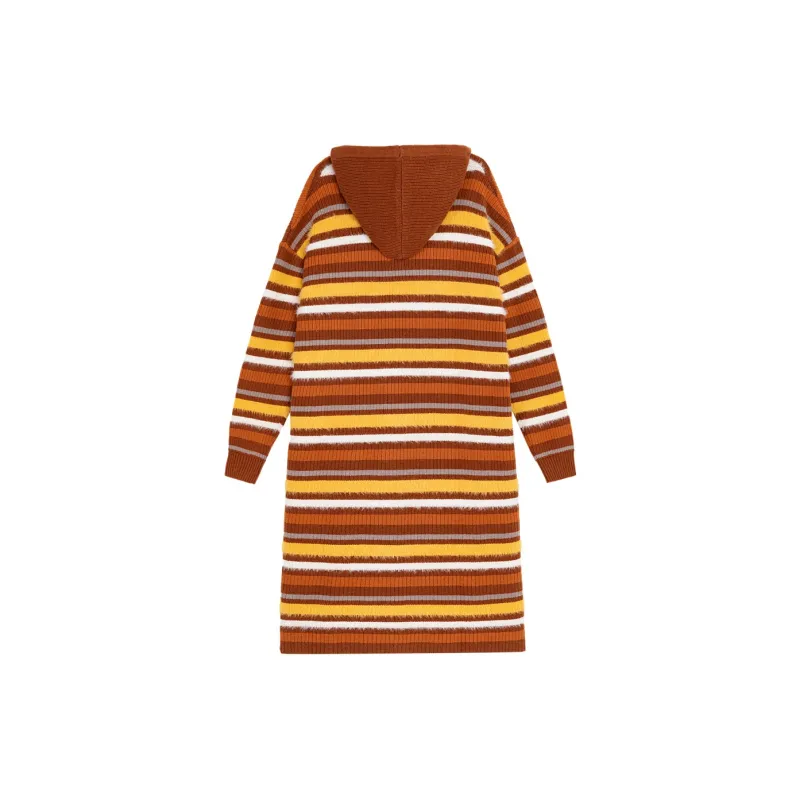 B.Duck Long Sleeved Dresses Women's Coffee-1
