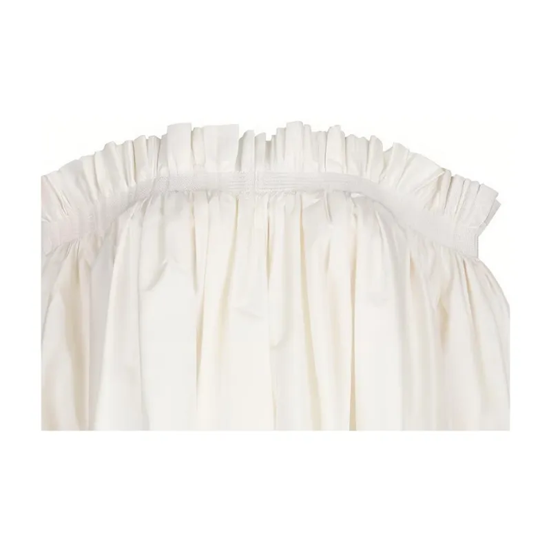 DIOR Off Shoulder Puff Sleeved Cropped Top-7