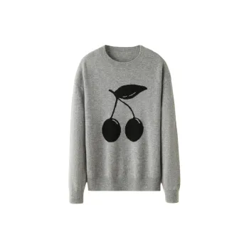 SNOWFORTE Cashmere Sweater Women's Moon Gray