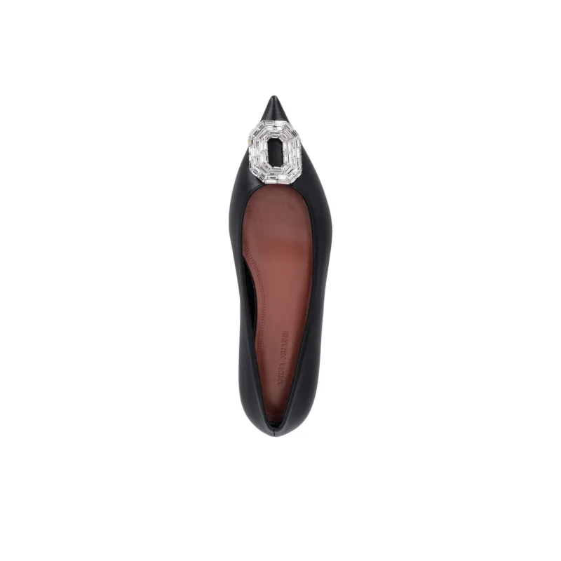 AMINA MUADDI Camelia Casual Single Shoes Women's Black-4