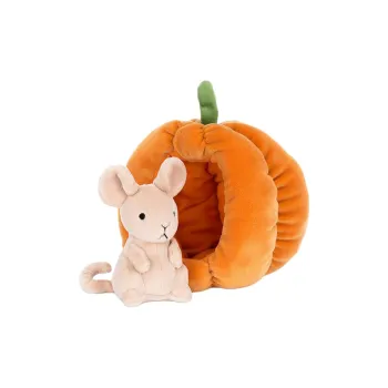 JELLYCAT Forest Animal Collection Pumpkin Mouse Dolls Plush Doll 18CM High