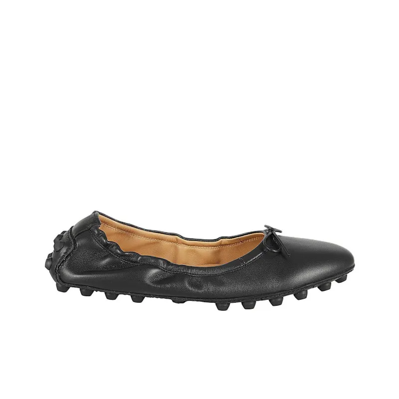 TOD'S Ballerina Nera Beanie Shoes Women's Black-1