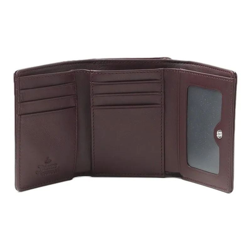 Vivienne Westwood Cow Leather Wallet Women's Brown-3