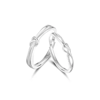 KINGEE Mobius Loop Rings Unisex