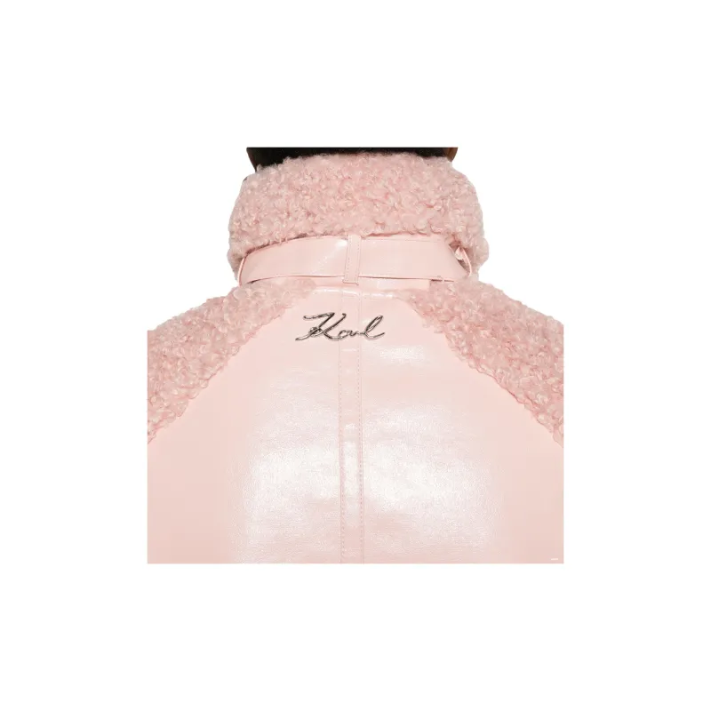 KARL LAGERFELD / Karl Lagerfeld Jeans Faux-shearling Jacket-4