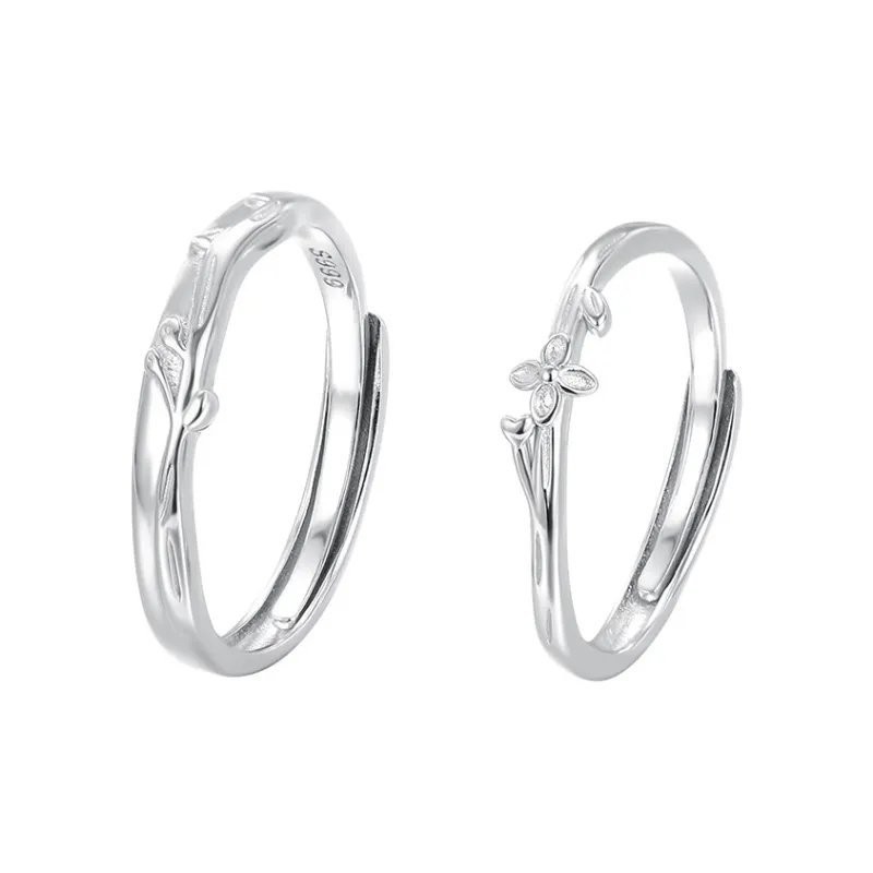 Eclater S999 Silver Rings Unisex-0