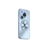 Deer[Smoke Blue]Rotating Magnetic Stand+Soft Touch Frosted+Fully Enclosed Lens