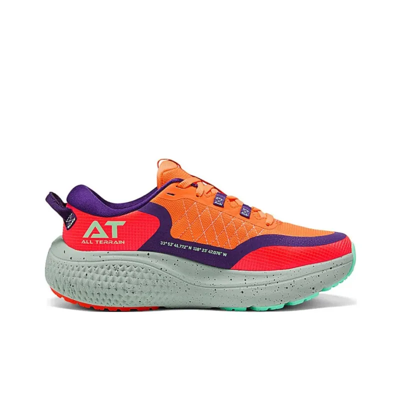 Skechers WOMEN'S GO Series Anti Slip Wear Resistant Low Top Running Shoes Women's Orange-1