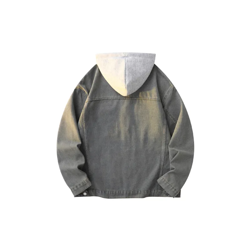 Qnxeey Denim Jackets Unisex-33