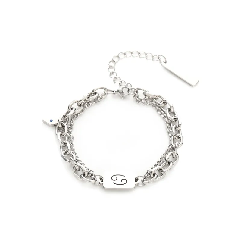 AKAK Titanium Steel Bracelets Unisex-0