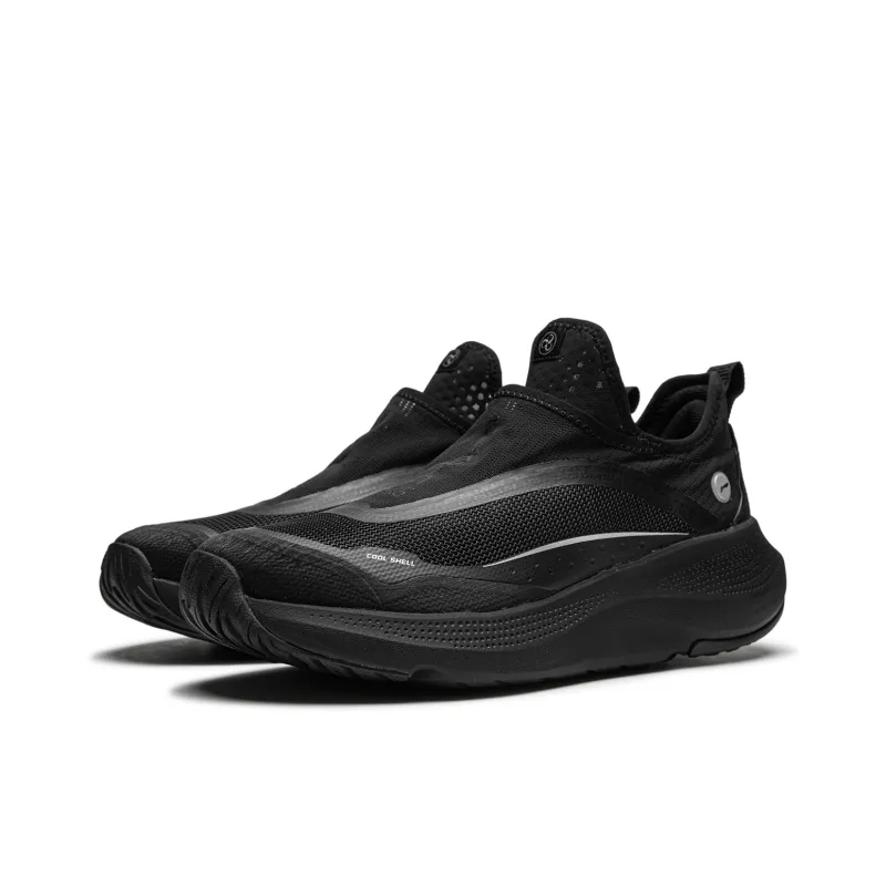 LiNing SOFT GO Anti Slip Wear Resistant Low Top Casual Shoes Men's Black-2