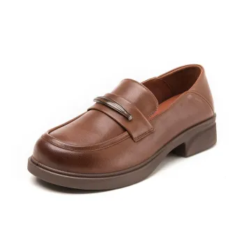 AOKANG Loafers 3.5cm Women's Brown