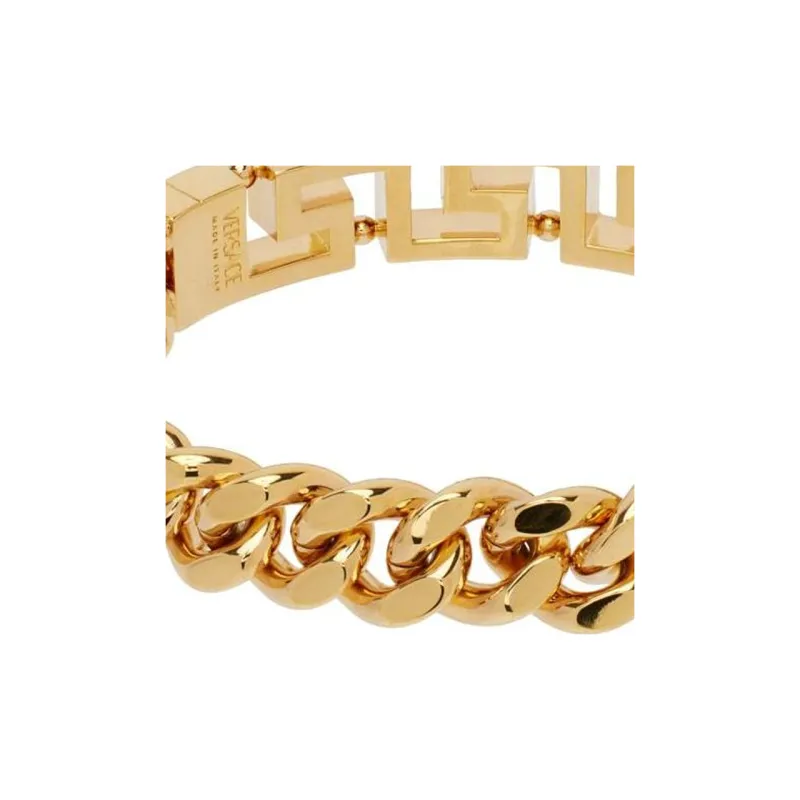 VERSACE Brass Bracelets Unisex Gold-2