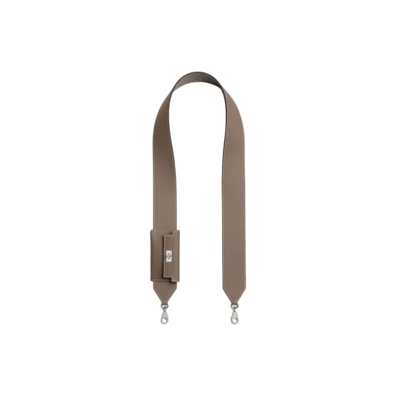 HERMES Kelly Pocket Swift With Epsom Calfskin Bag Shoulder Strap Women's Elephant Gray-0