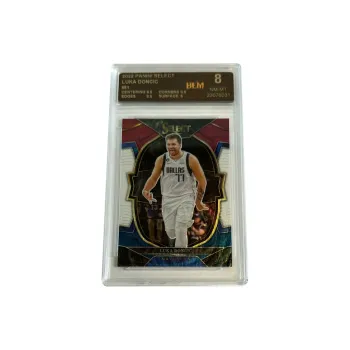PANINI Doncic Mavericks Select Tricolor Ripple Refringence Player Card 8/10 Graded Cards 1 Pc