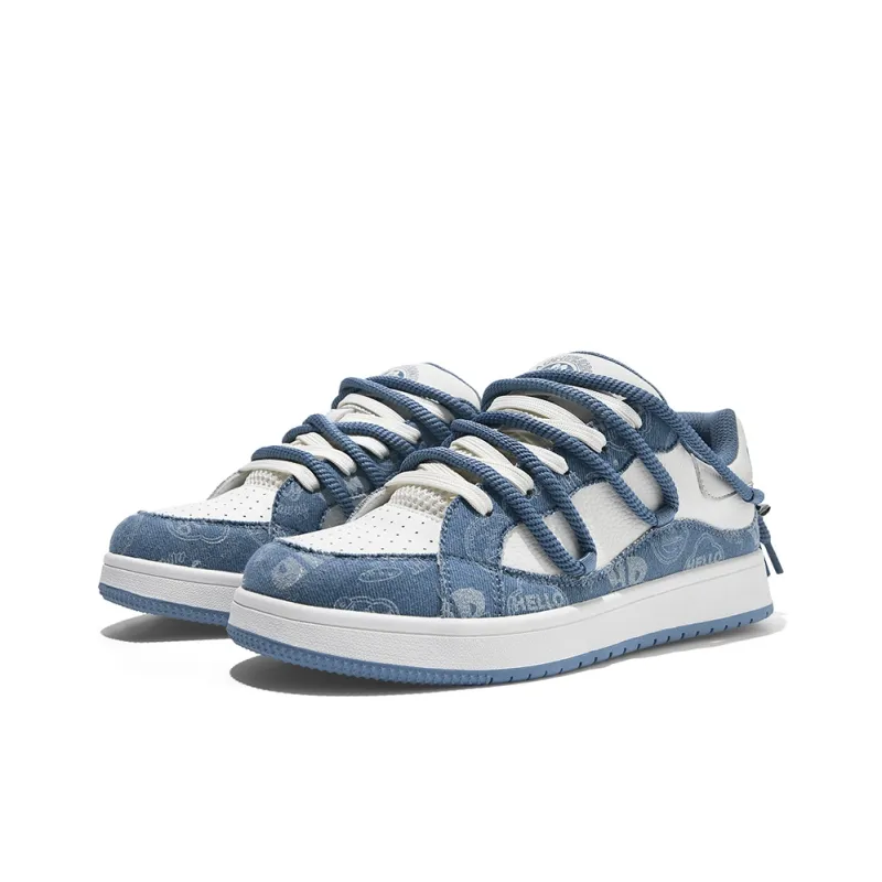 DoraemonA Box Limited Edition Puffy Shoes Low-Top Skateboard Shoes Unisex-82