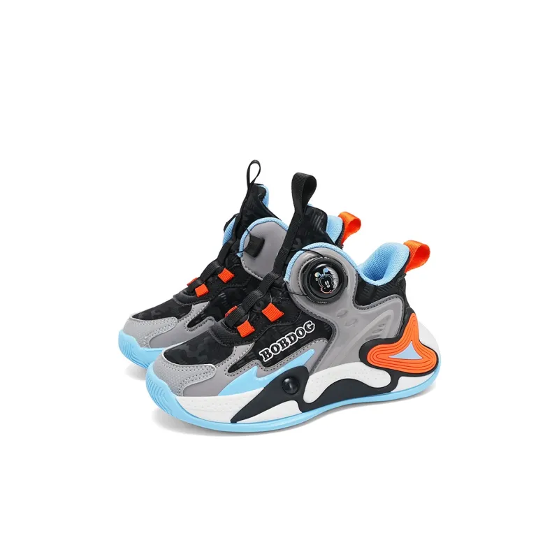 BOBDOG Slip Resistant Anti Kick Lightweight Cushioning Children's Basketball Shoes Kids'-2