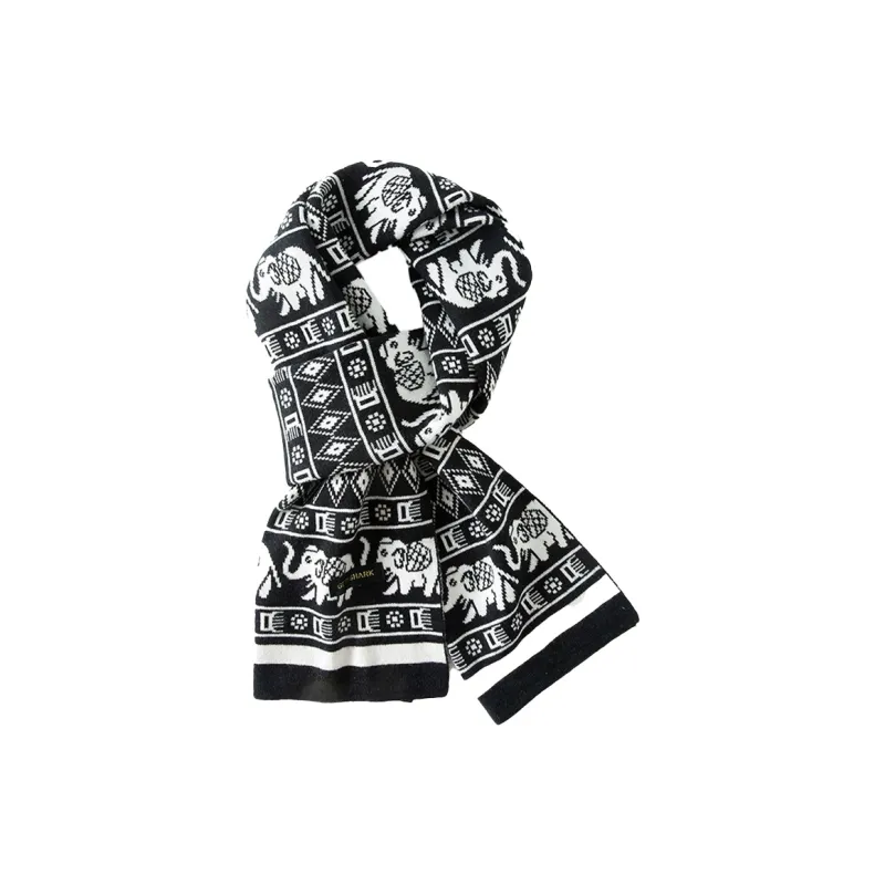 Yamaichi Maru Polyester Knit Scarves Men's-0