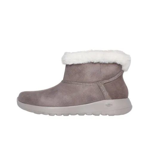 Skechers Slip Ins Ankle Boots Women's Dark Taupe Umber
