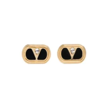 Valentino VLogo Embellished Earrings