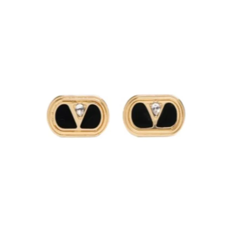 Valentino VLogo Embellished Earrings-0