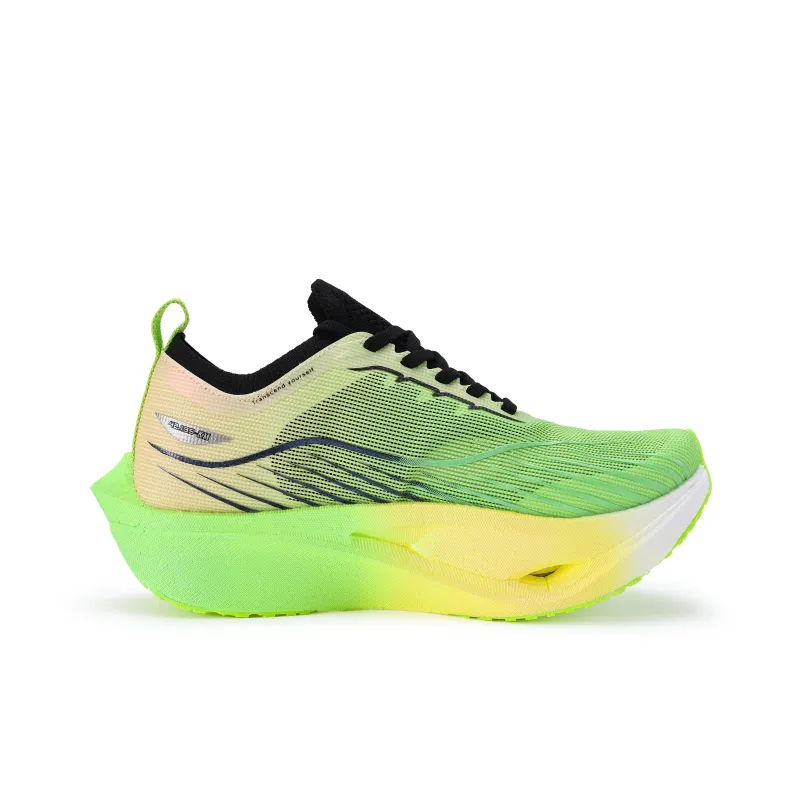 VR100 Slip Resistant, Abrasion Resistant, Breathable Low Top Running Shoes Unisex Mismatched Color Red & Green-2
