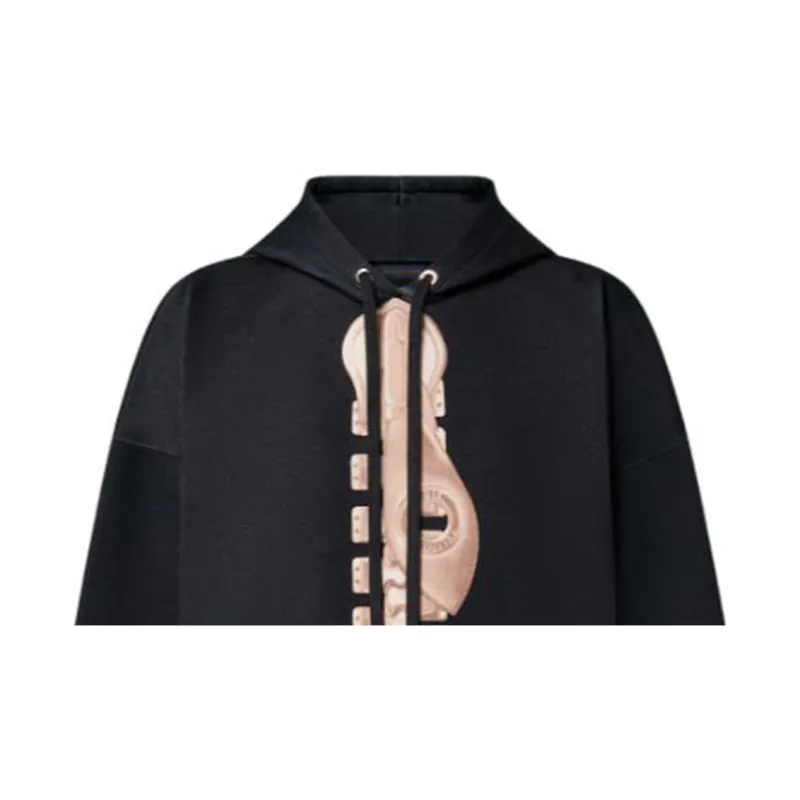 LOUIS VUITTON Zipper Print Hoodie-3