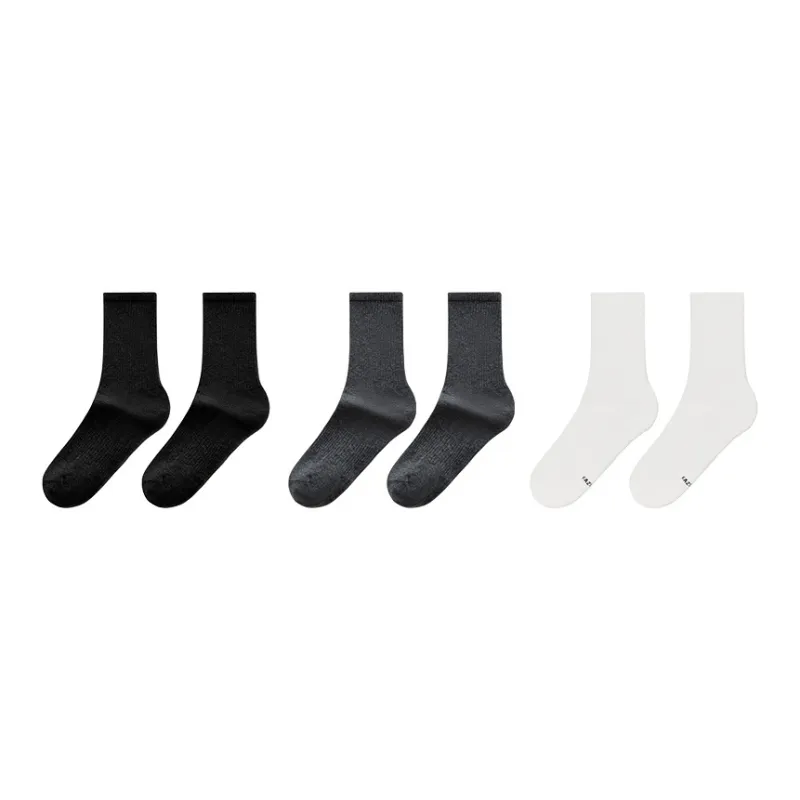 XIAOYEHEZI Autumn And Winter Season Mid Calf Socks Unisex 5 Pack-34