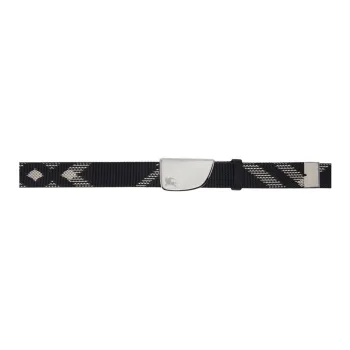 Burberry Fabric Belt Men's Black Width: 4CM