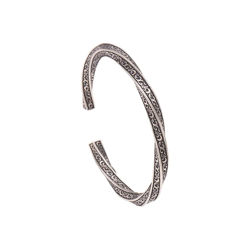 Angel Wishes 925 Sterling Silver Bangles Unisex-0