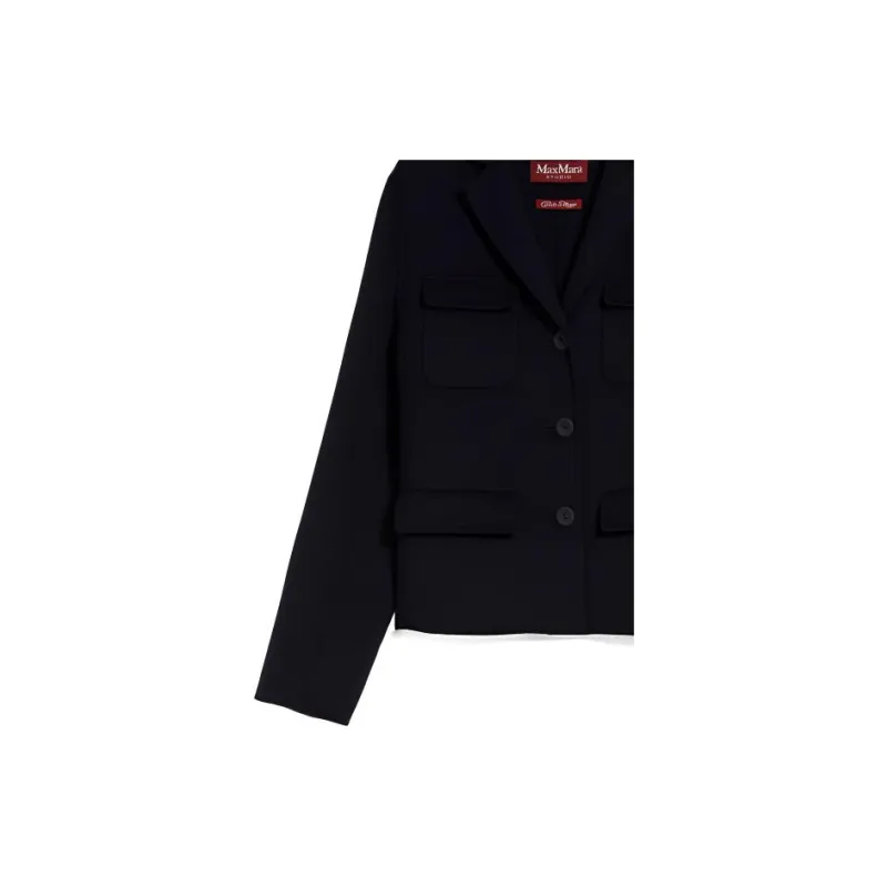 MaxMara Jackets Women's Marine Blue-4