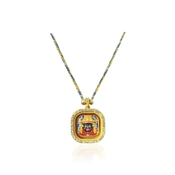 Fengyun Pavilion Alloy Pendants Unisex