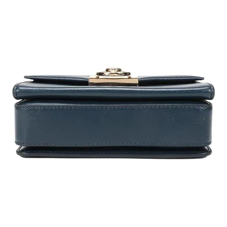 MICHAEL KORS Cow Leather Crossbody Bag Small Size Women's Navy-4