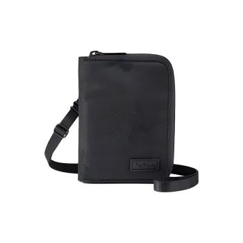 PORTER Philip Colbert Collaboration Nylon Fabric Passport Holder Regular Unisex Black