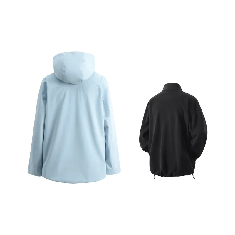 LIVINGTOWN Warm Breathable Water Resistant Windproof Windbreaker Jacket Unisex-19