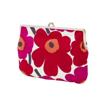 Marimekko Cotton Wallet Regular Women's Red