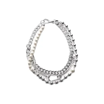 Other Stories Brass Necklaces Women's Silver