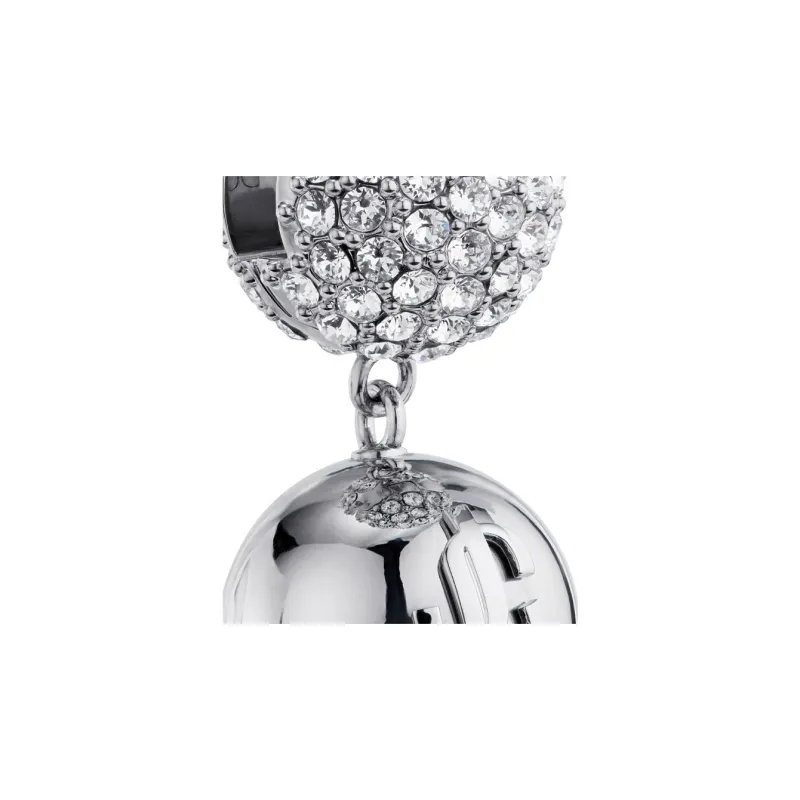 Jimmy Choo Embossed Logo Earrings-2