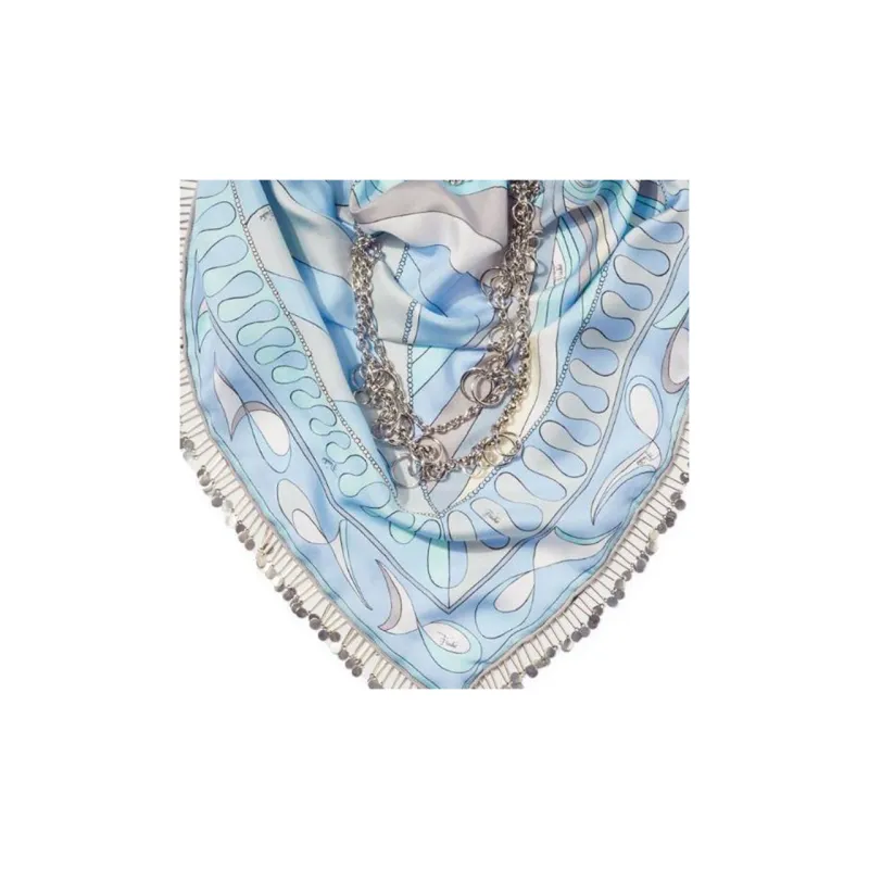 EMILIO PUCCI Leocorno And Pesci print Scarf-1
