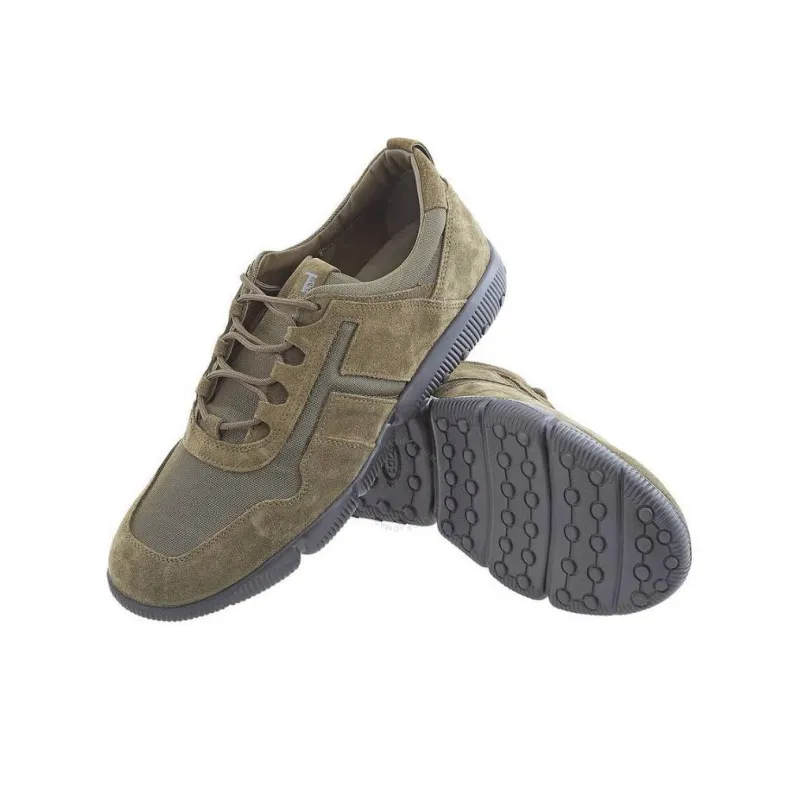 TOD'S Allacciata Leggera Low-Top Casual Shoes Men's Olive Green-3